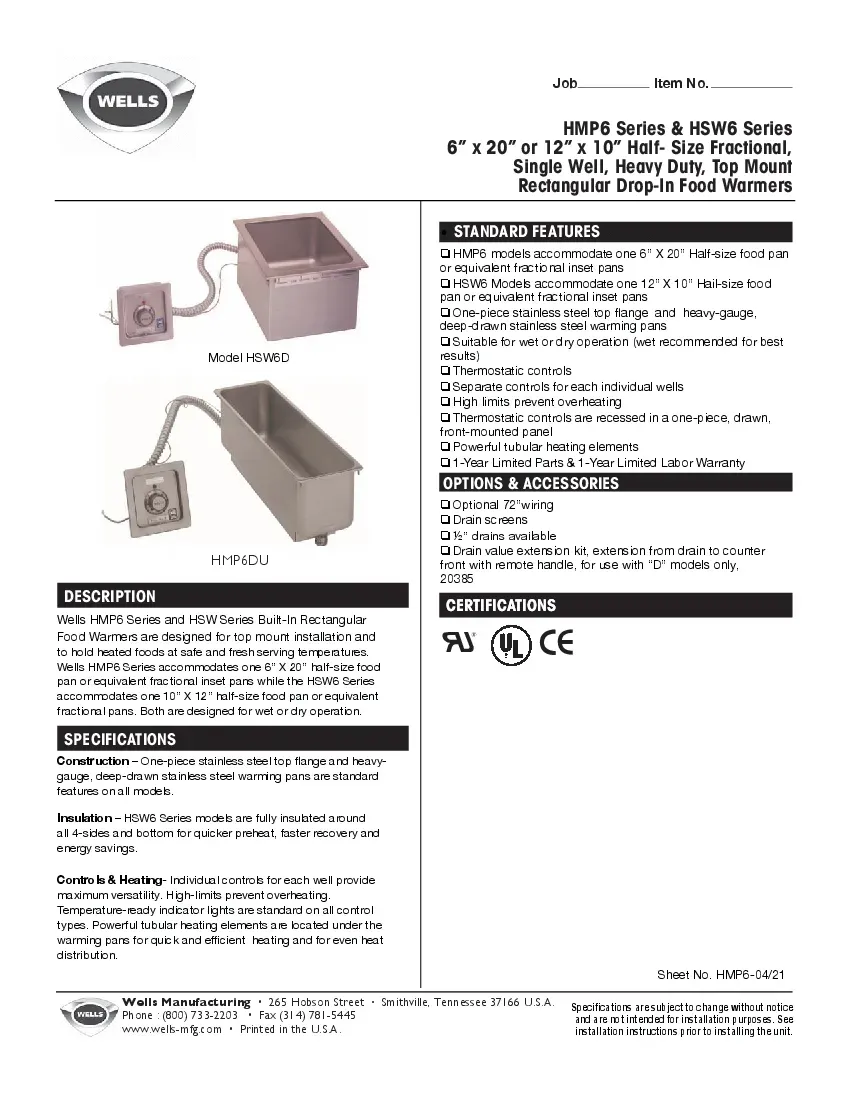wells-5p-hsw6d-120v-hot-food-well-unit-drop-in-electric-specsheet-260405ti0w6a.pdf