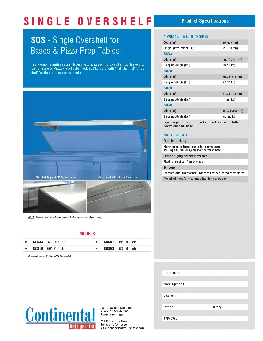 continental-refrigerator-sos93k-overshelf-table-mounted-specsheet-260529hwkhkz.pdf