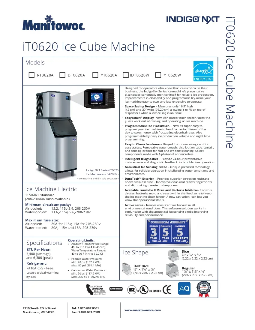 manitowoc-irp0620a-161-ice-maker-cube-style-specsheet-260523xkg3h1.pdf