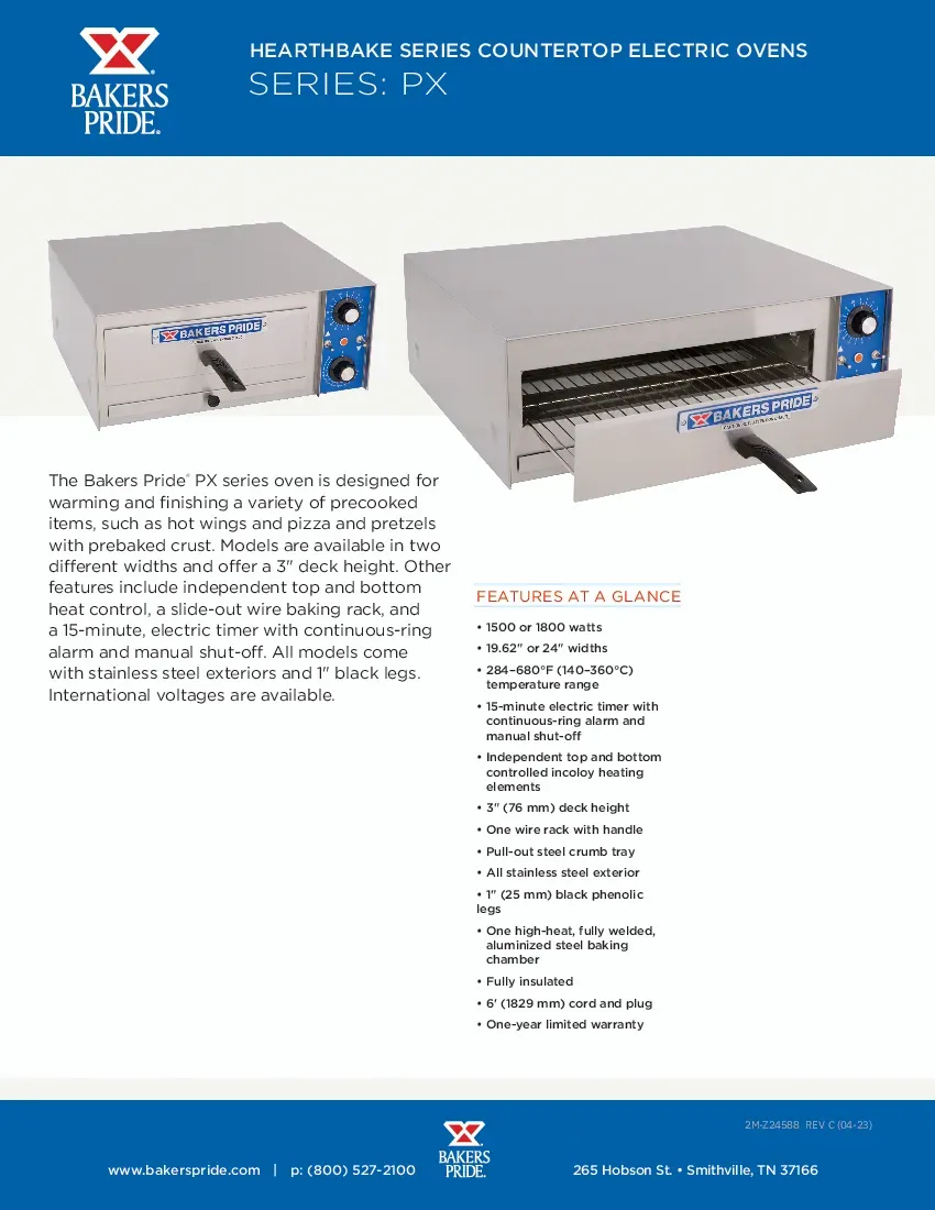 bakers-pride-4n-px16-countertop-ovens-electric-specsheet-260426sfwzp2.pdf