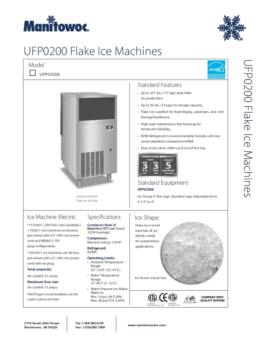manitowoc-ufp0200a-161-ice-maker-with-bin-flake-style-specsheet-260523cls0uy.pdf