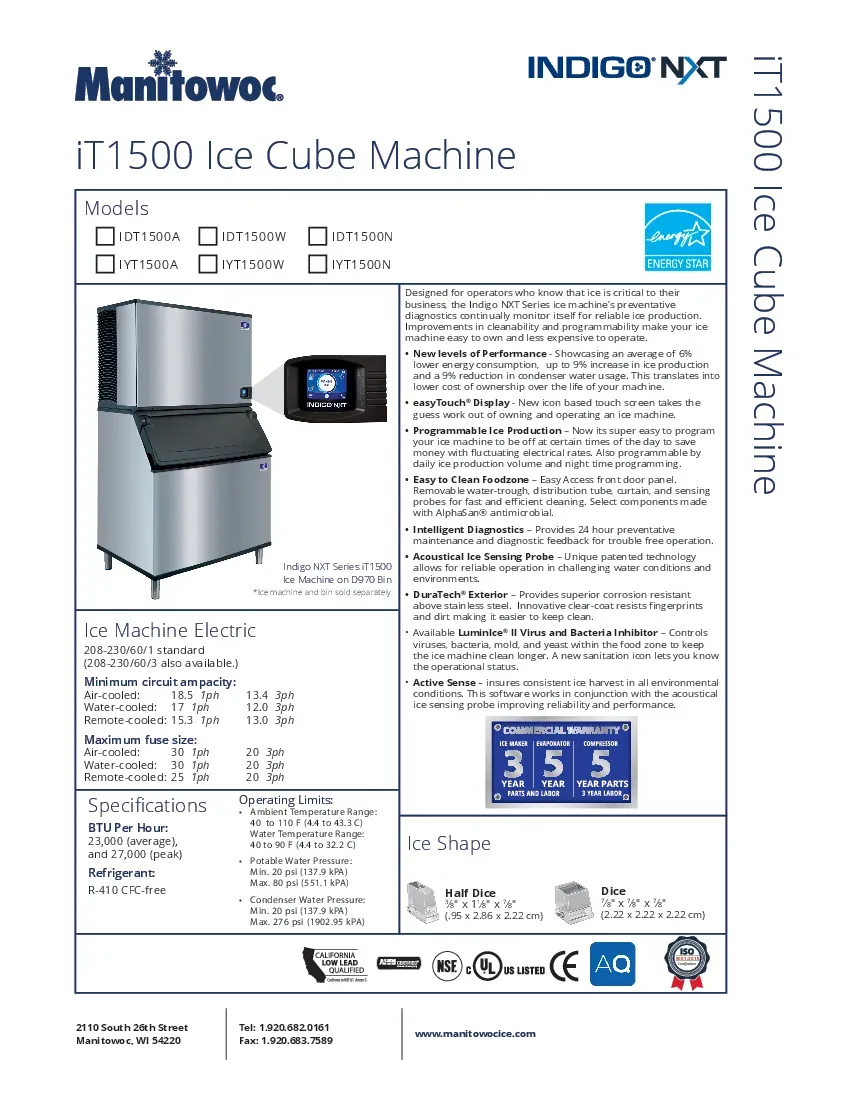 manitowoc-idt1500a-261a-ice-maker-cube-style-specsheet-2605230in16l.pdf
