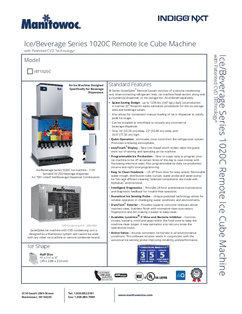 manitowoc-ibt1020c-161-ice-maker-cube-style-specsheet-260523jhkni2.pdf