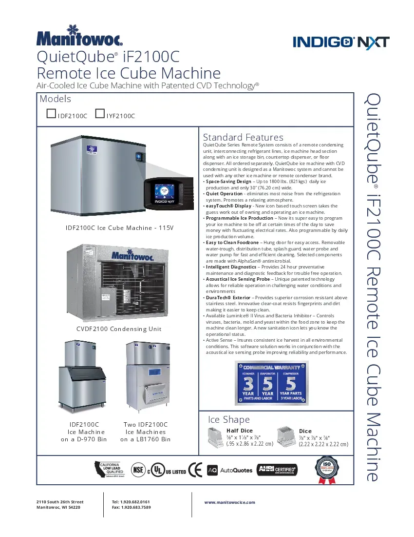 manitowoc-iyf2100c-161-ice-maker-cube-style-specsheet-260523hmm59w.pdf
