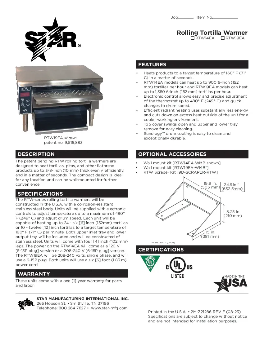 star-rtw19ea-tortilla-warmer-rolling-specsheet-26051773fi1d.pdf
