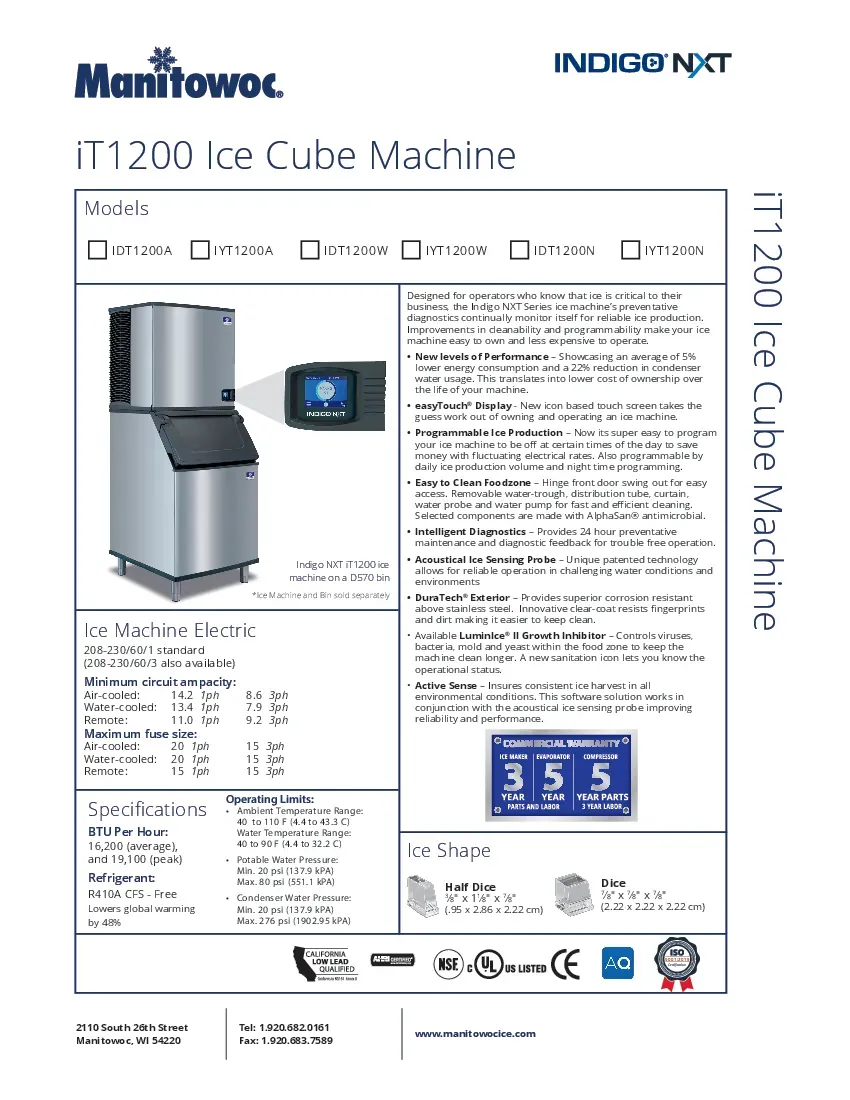 manitowoc-idt1200n-261-ice-maker-cube-style-specsheet-260523chpis8.pdf