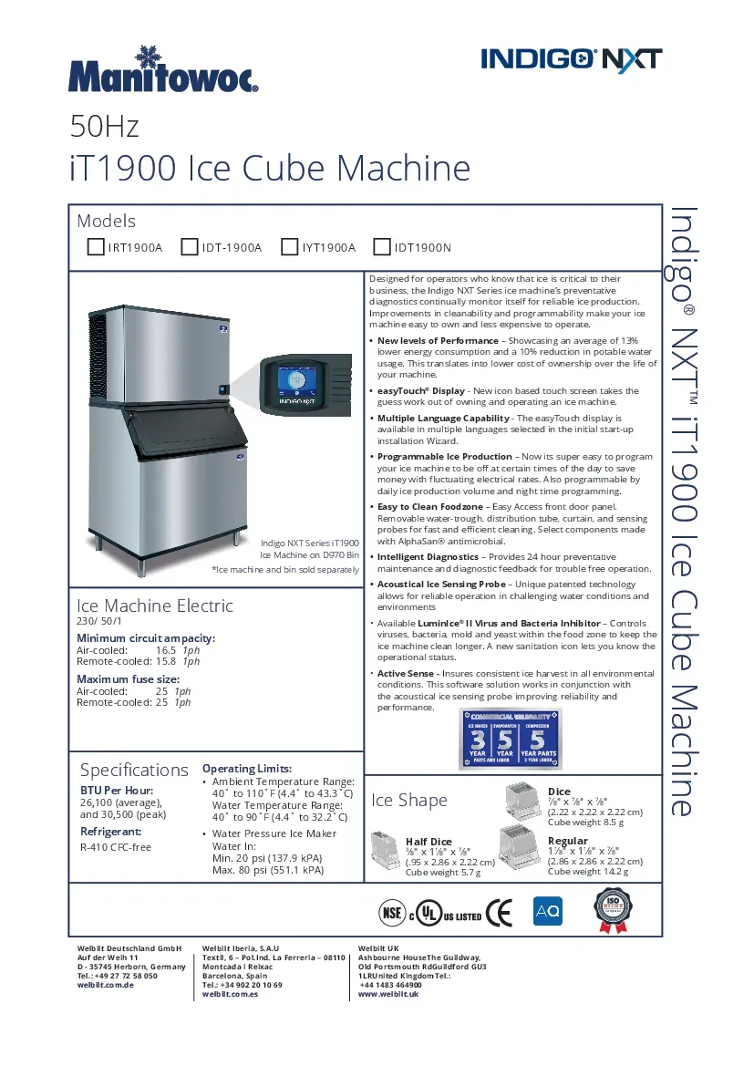 manitowoc-idt1900a-251e-ice-maker-cube-style-specsheet-260523n6j0q5.pdf