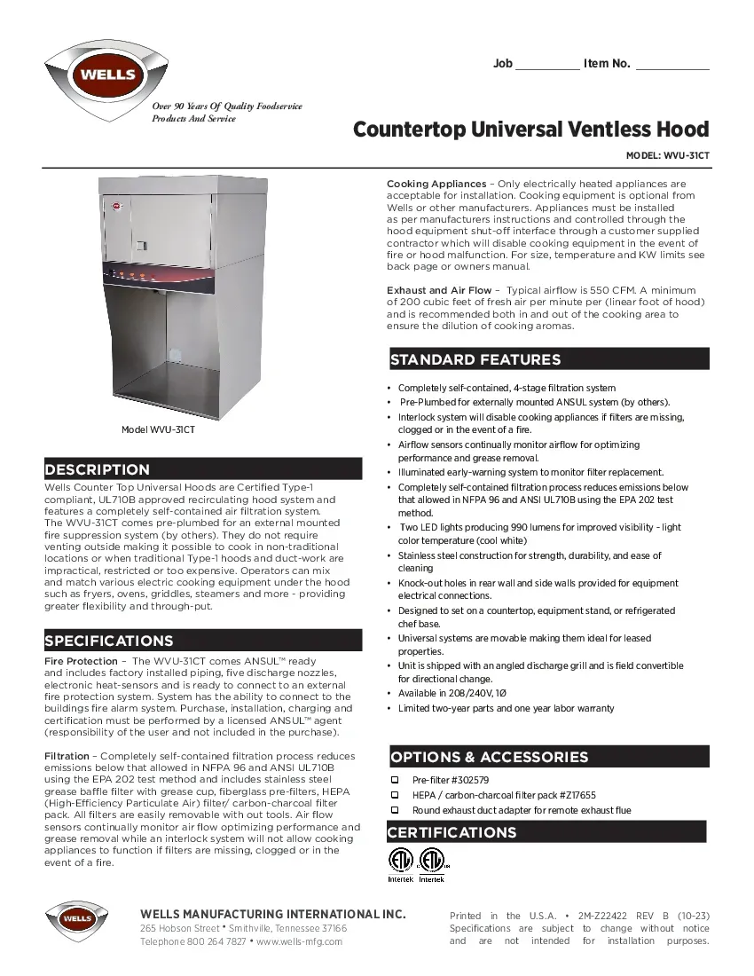 wells-wvu-31ct-ventless-exhaust-system-specsheet-260503vj9m86.pdf