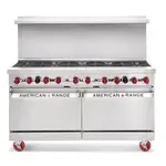 American Range , AR-12G-8B, Range, 60" Restaurant, Gas