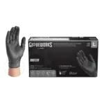 Ammex GWBKQV48100, Synthetic Vinyl Gloves
