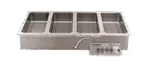 APW Wyott HFW-4DS, Hot Food Well Unit, Drop-In, Electric