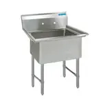 BK Resources BKS-1-1620-12S, Sink, (1) One Compartment