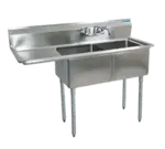 BK Resources , BKS-2-1620-12-18L, Sink, (2) Two Compartment