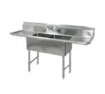 BK Resources BKS-2-24-14-24T, Sink, (2) Two Compartment