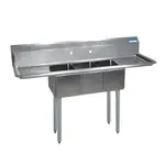 BK Resources , BKS-4-1620-14-18TS, Sink, (4) Four Compartment