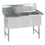BK Resources BKS6-3-24-14S, Sink, (3) Three Compartment