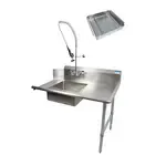 BK Resources BKSDT-36-R-P3-G, Dishtable, Soiled