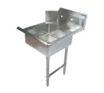 BK Resources BKSDT-72-R-SS, Dishtable, Soiled