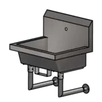 BK Resources MSHS-24W1B, Sink, Hand