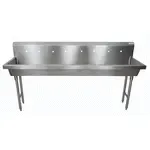 BK Resources MSHS-96F2, Sink, Hand