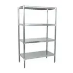 BK Resources , SSU6-6724, Shelving Unit, Solid Flat