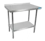 BK Resources , SVTR-7224, Work Table,  63" - 72", Stainless Steel Top