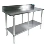BK Resources , SVTR5-8430, Work Table,  73" - 84", Stainless Steel Top