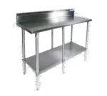 BK Resources , SVTR5-9624, Work Table,  85" - 96", Stainless Steel Top