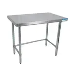 BK Resources , VTTOB-3024, Work Table,  30" - 35", Stainless Steel Top
