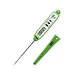 CDN Measurement Tools DT450X-G, Thermometer, Digital Pocket Reduced Tip 40 - 450F Anti-Microbial - Haccp Green