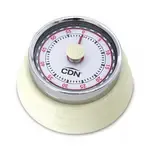 CDN Measurement Tools MT4-W, Timer, Mechanical 1 Hour By Min 2-In Face - White