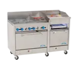 Comstock-Castle F3226-1.5RB-30B, Range, 60" Restaurant, Gas