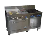 Comstock-Castle F33032-30-1.5RB, Range, 60" Restaurant, Gas