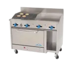 Comstock-Castle F3430-18-2.5RB, Range, 48" Restaurant, Gas