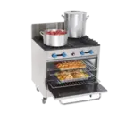 Comstock-Castle FK430-1.5RB, Range, 36" Restaurant, Gas