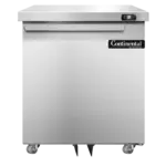 Continental Refrigerator , D27N-U, Refrigerator, Undercounter, Reach-In