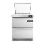 Continental Refrigerator D27N12M-FB-D, Refrigerated Counter, Mega Top Sandwich / Salad Unit