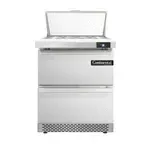 Continental Refrigerator D27N8-FB-D, Refrigerated Counter, Sandwich / Salad Unit