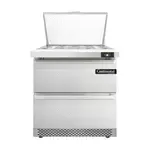 Continental Refrigerator , D32N12M-FB-D, Refrigerated Counter, Mega Top Sandwich / Salad Unit