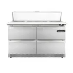 Continental Refrigerator D48N12C-FB-D, Refrigerated Counter, Sandwich / Salad Unit
