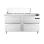 Continental Refrigerator D60N12-D, Refrigerated Counter, Sandwich / Salad Unit