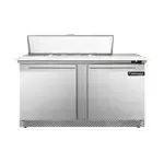 Continental Refrigerator D60N12C-FB, Refrigerated Counter, Sandwich / Salad Unit