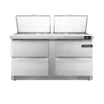 Continental Refrigerator , D60N24M-FB-D, Refrigerated Counter, Mega Top Sandwich / Salad Unit