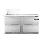 Continental Refrigerator D60N8C-FB-D, Refrigerated Counter, Sandwich / Salad Unit