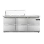 Continental Refrigerator , D72N12C-FB-D, Refrigerated Counter, Sandwich / Salad Unit