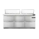 Continental Refrigerator D72N18-FB-D, Refrigerated Counter, Sandwich / Salad Unit