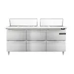 Continental Refrigerator , D72N18C-D, Refrigerated Counter, Sandwich / Salad Unit