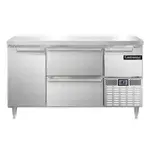 Continental Refrigerator DFA60NSS-D, Freezer Counter, Work Top
