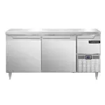 Continental Refrigerator DFA68NSS, Freezer Counter, Work Top