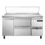 Continental Refrigerator PA60N-D, Refrigerated Counter, Pizza Prep Table